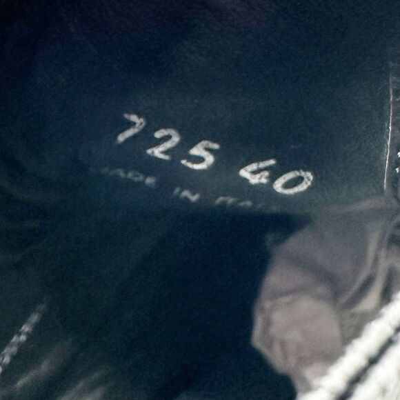 PRADA Black Leather Monolith Chelsea Boots 40 US 10 Chunky Platform - Picture 13 of 15